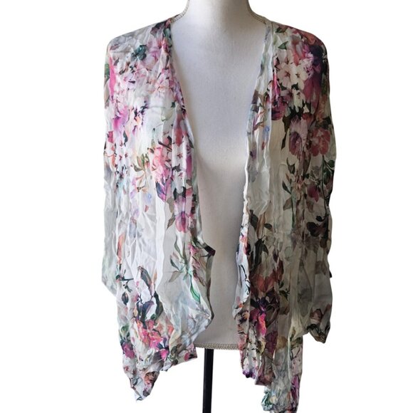 Karen Millen Beach Club Drop Front Kimono NWT Size M/L - Picture 2 of 6